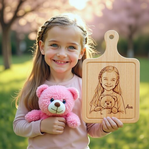 Custom Hand Drawn Grayscale Portrait, Personalized Art for