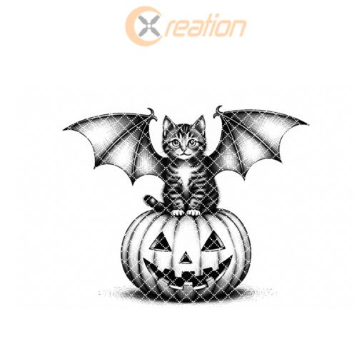 Halloween Bat Cat Pumpkin Charcuterie Board Laser Engraving