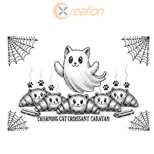 Halloween Cat Laser Engraving File for Charcuterie Board,