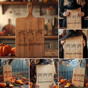 Halloween Charcuterie Board Bundle, Funny Spooky Engraving Designs