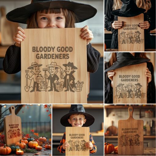 Halloween Charcuterie Board Designs, Funny Spooky Engraving Files