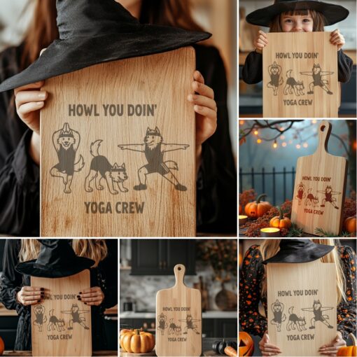 Halloween Charcuterie Board Designs, Funny Spooky Engraving Files