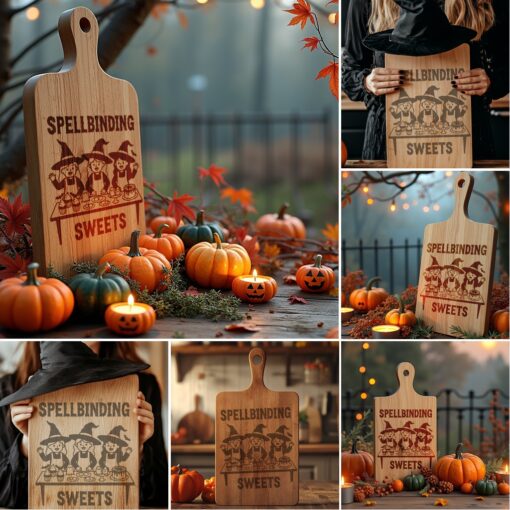 Halloween Charcuterie Board Designs, Funny Spooky Engraving Files