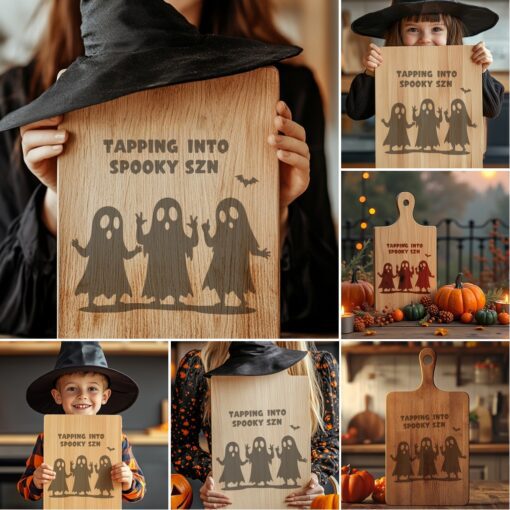 Halloween Charcuterie Board Engraving Bundle, Funny Boo Designs,