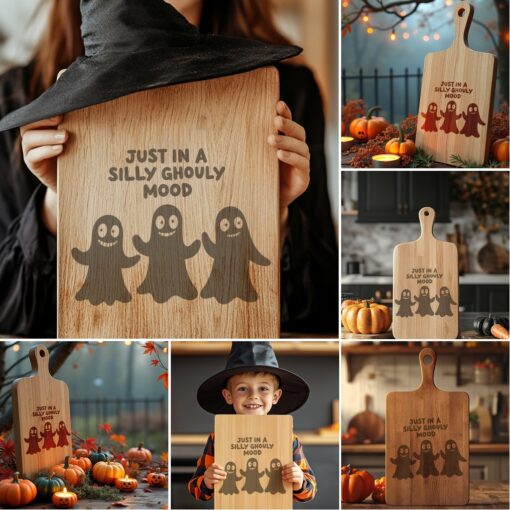 Halloween Charcuterie Board Engraving Bundle, Funny Boo Designs,