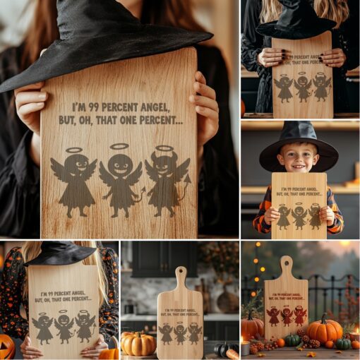 Halloween Charcuterie Board Engraving Designs, Funny Bundle for