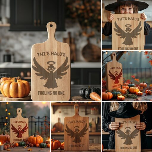 Halloween Charcuterie Board Engraving Designs, Funny Bundle for