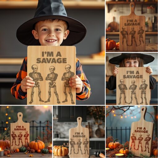 Halloween Charcuterie Board Engraving Designs, Funny Bundle for