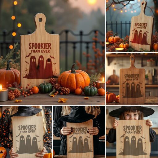 Halloween Charcuterie Board Engraving Designs, Funny Bundle for