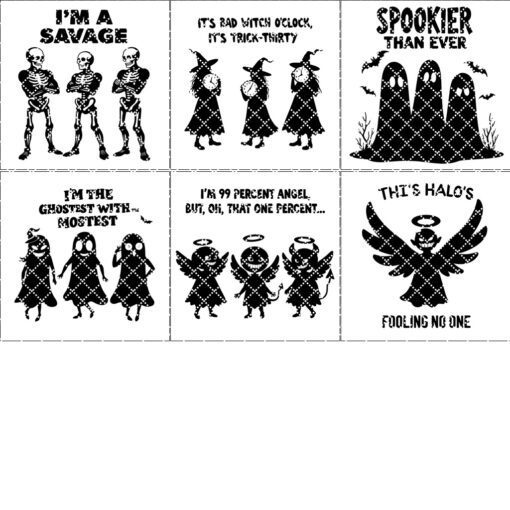 Halloween Charcuterie Board Engraving Designs, Funny Bundle for