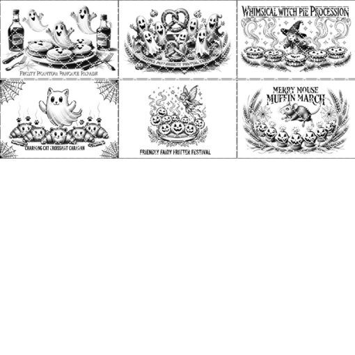 Halloween Charcuterie Board Engraving File Bundle, 6 Funny