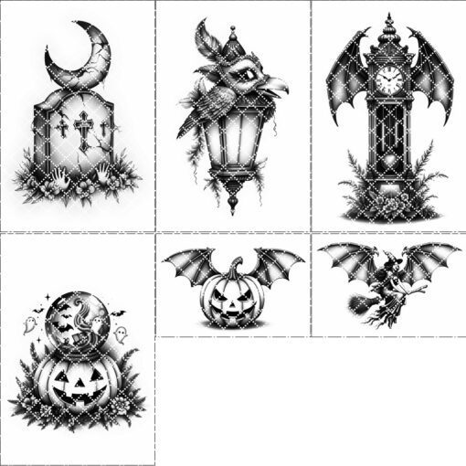File di incisione per tagliere charcuterie di Halloween, Disegni laser spettrali per Glowforge - immagine 7