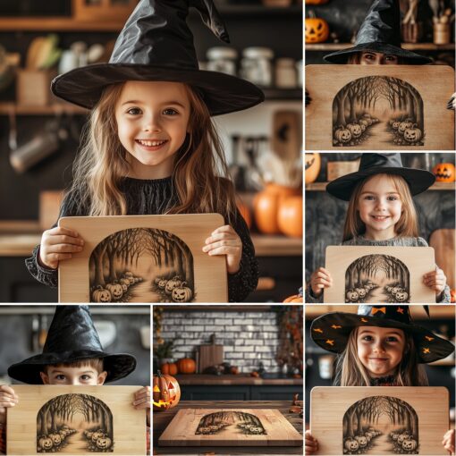 Halloween Charcuterie Board Laser Engraving Designs, Spooky Files