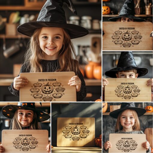 Halloween Charcuterie Board Laser Engraving Designs, Spooky Serving