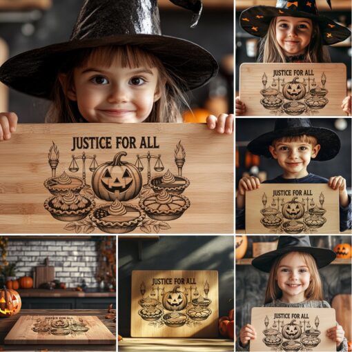 Halloween Charcuterie Board Laser Engraving Designs, Spooky Serving