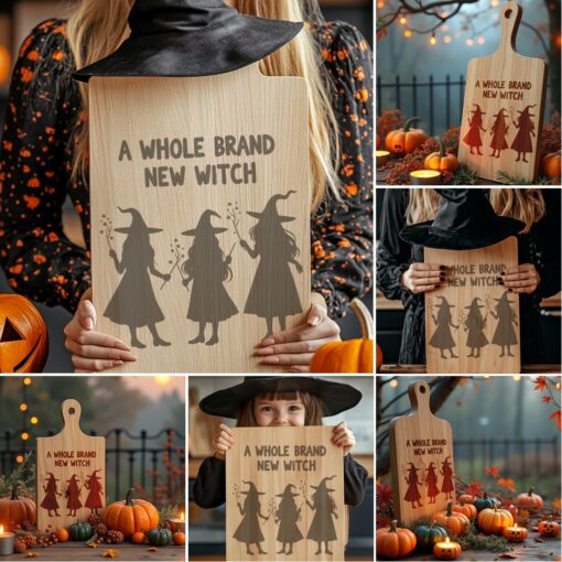 Halloween Engraving Files, Funny Charcuterie Board Designs, Spooky