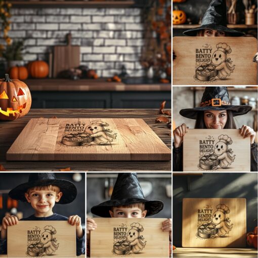 Halloween Laser Engraving Bundle, Funny Charcuterie Board Designs,