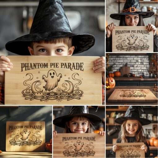 Halloween Laser Engraving Bundle, Funny Charcuterie Board Designs,