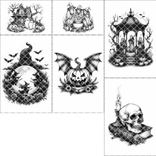 Halloween Laser Engraving Bundle, Spooky Charcuterie Board Designs,