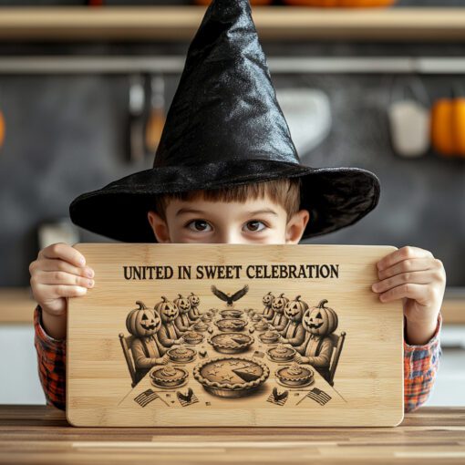 Halloween Laser Engraving File for Charcuterie Board, Spooky