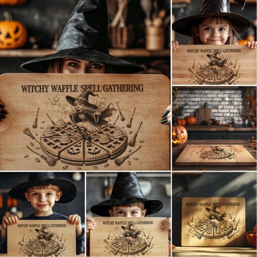 Halloween Laser Engraving File, Funny Charcuterie Board Designs,