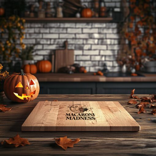 Halloween Laser Engraving File, Spooky Charcuterie Board, Moonlit