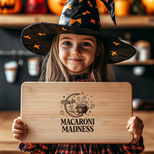 Halloween Laser Engraving File, Spooky Charcuterie Board, Moonlit