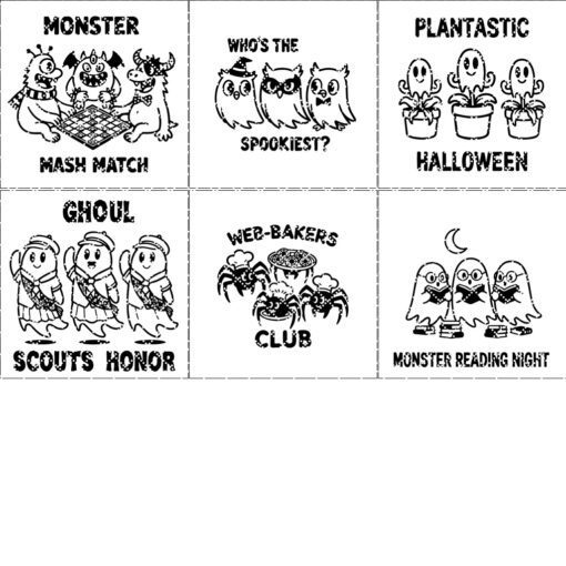Halloween Spooky Charcuterie Board Bundle, Funny Horror Party
