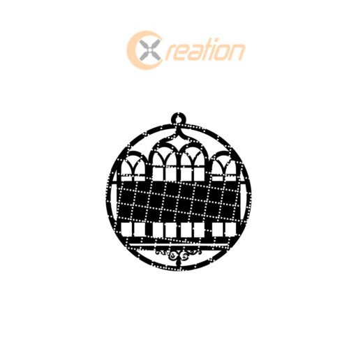 Christmas Ornament Digital Design, Architectural Window Theme, Personalized