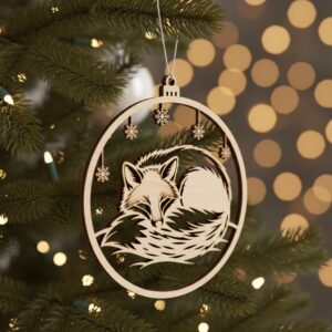 Christmas Ornament Laser File Bundle, 8 Festive Decor