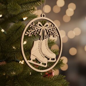 Christmas Ornament Laser File Bundle, 8 Festive Decor