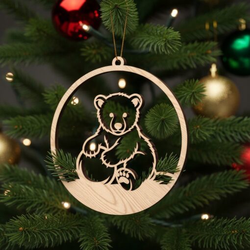 Christmas Ornaments Bundle, Laser Files for Holiday Decor,