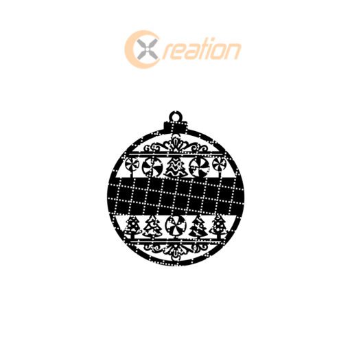 Custom Ornament Template, Christmas Laser Design, Blank Name