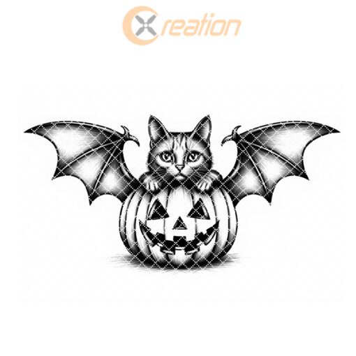 Archivo de grabado para tabla de embutidos de Halloween, gato, murciélago, calabaza, bandeja para servir espeluznante - Imagen 6