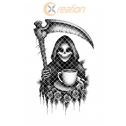 Archivo de grabado para tabla de embutidos de Halloween, Diseño de paraguas de la Parca, Decoración para fiestas - Imagen 7