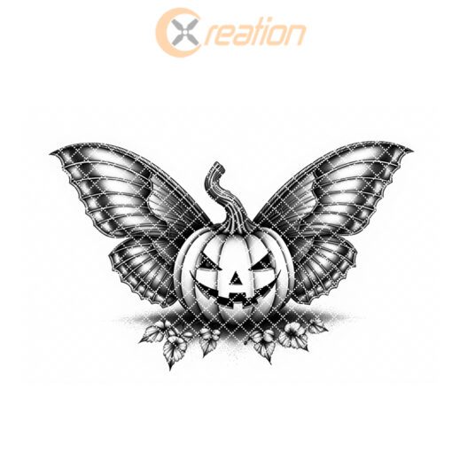 Diseño láser para tabla de charcutería de Halloween, Jack O'Lantern, decoración de ala de polilla - Imagen 6
