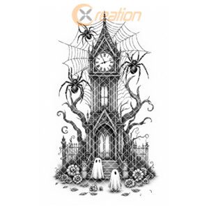 Halloween Charcuterie Board Laser Engraving File, Enchanted Spider