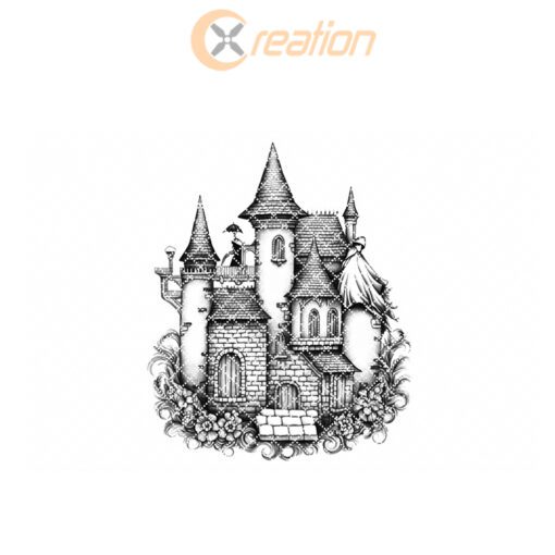 Halloween Charcuterie Board Laser File, Witch Castle Silhouette,