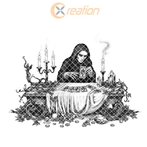 Halloween Laser Engraving File for Charcuterie Board, Tarot