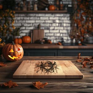 Halloween Laser Engraving File, Spectral Masquerade Mask for