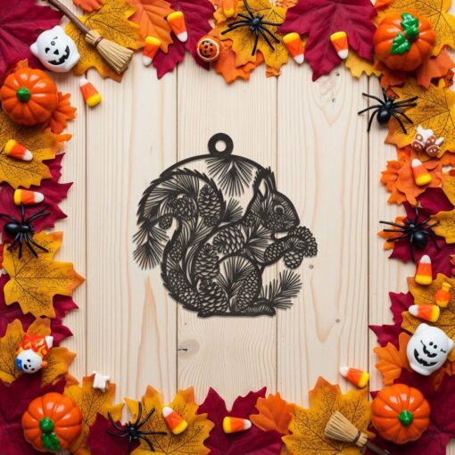 Pacchetto Ornamenti Halloween, 9 File di Design Laser per Creazioni Spettrali in Legno Fai da Te - immagine 2