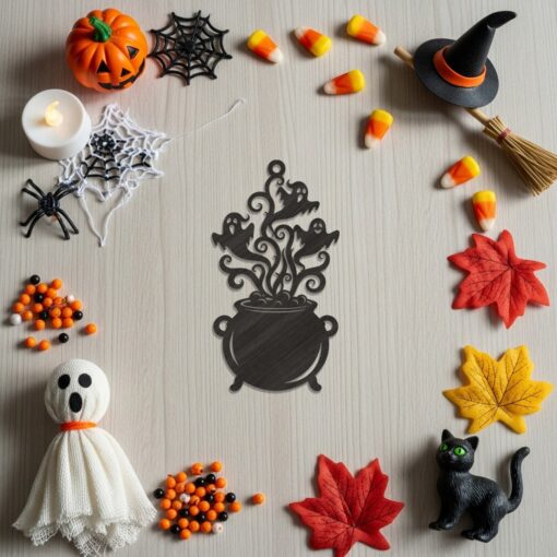 Paquete de adornos de Halloween, 9 archivos láser espeluznantes para decoraciones festivas del hogar - Imagen 4