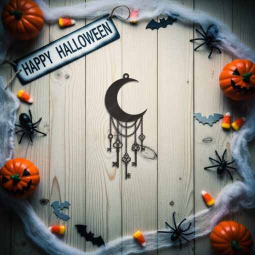 Paquete de adornos de Halloween, 9 archivos láser espeluznantes para decoraciones festivas del hogar - Imagen 6