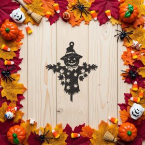 Halloween Ornament Bundle, Laser Craft Files, Spooky Decor