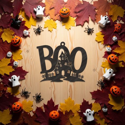 Halloween Ornament Bundle, Spooky Laser Designs for Tree