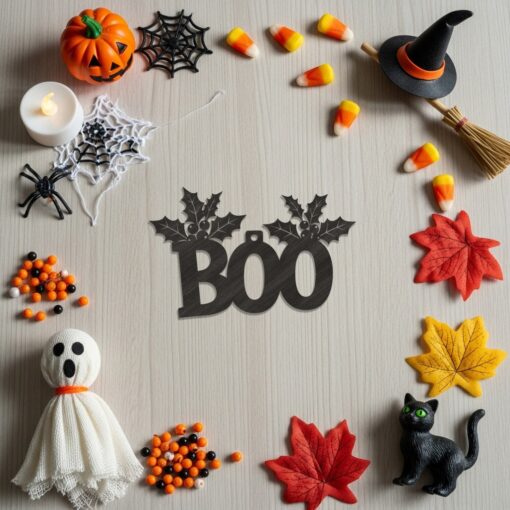 Halloween Ornament Bundle, Spooky Laser Designs for Tree