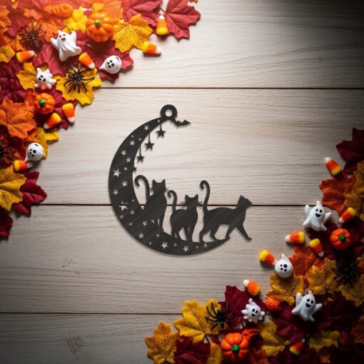 Halloween Ornament Laser File Bundle, 9 Spooky Designs