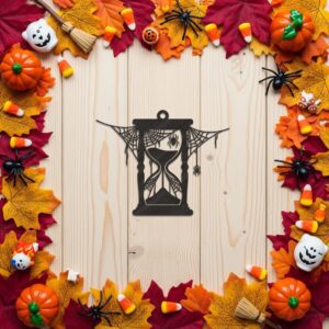 Halloween Ornaments Bundle, Spooky Laser Decor, Set of