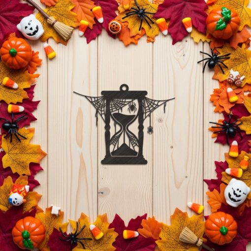 Halloween Ornaments Bundle, Spooky Laser Decor, Set of