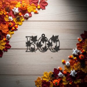 Halloween Ornaments Bundle, Spooky Laser Decor, Set of